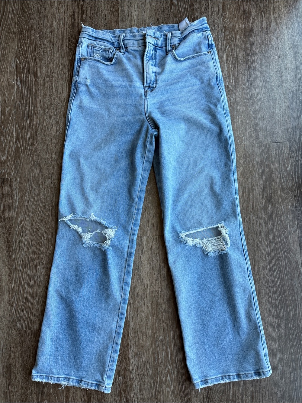 Good American Good Curve Straight Jeans